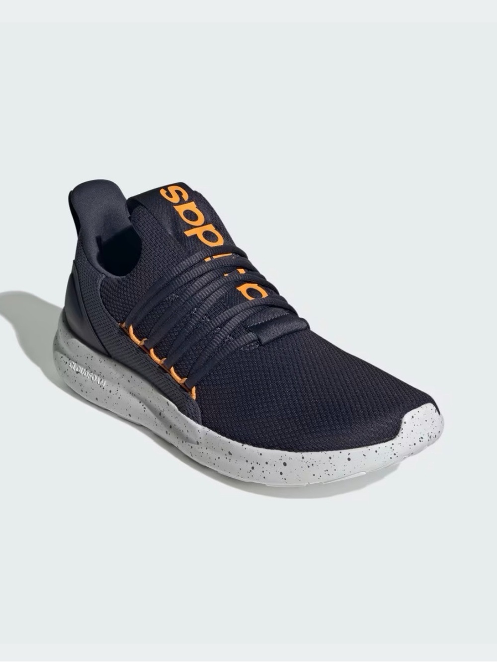 🆕 Adidas Kids Lite Racer Adapt 7.0K Shoes IE6386 Youth Size 7 Navy/Orange/White